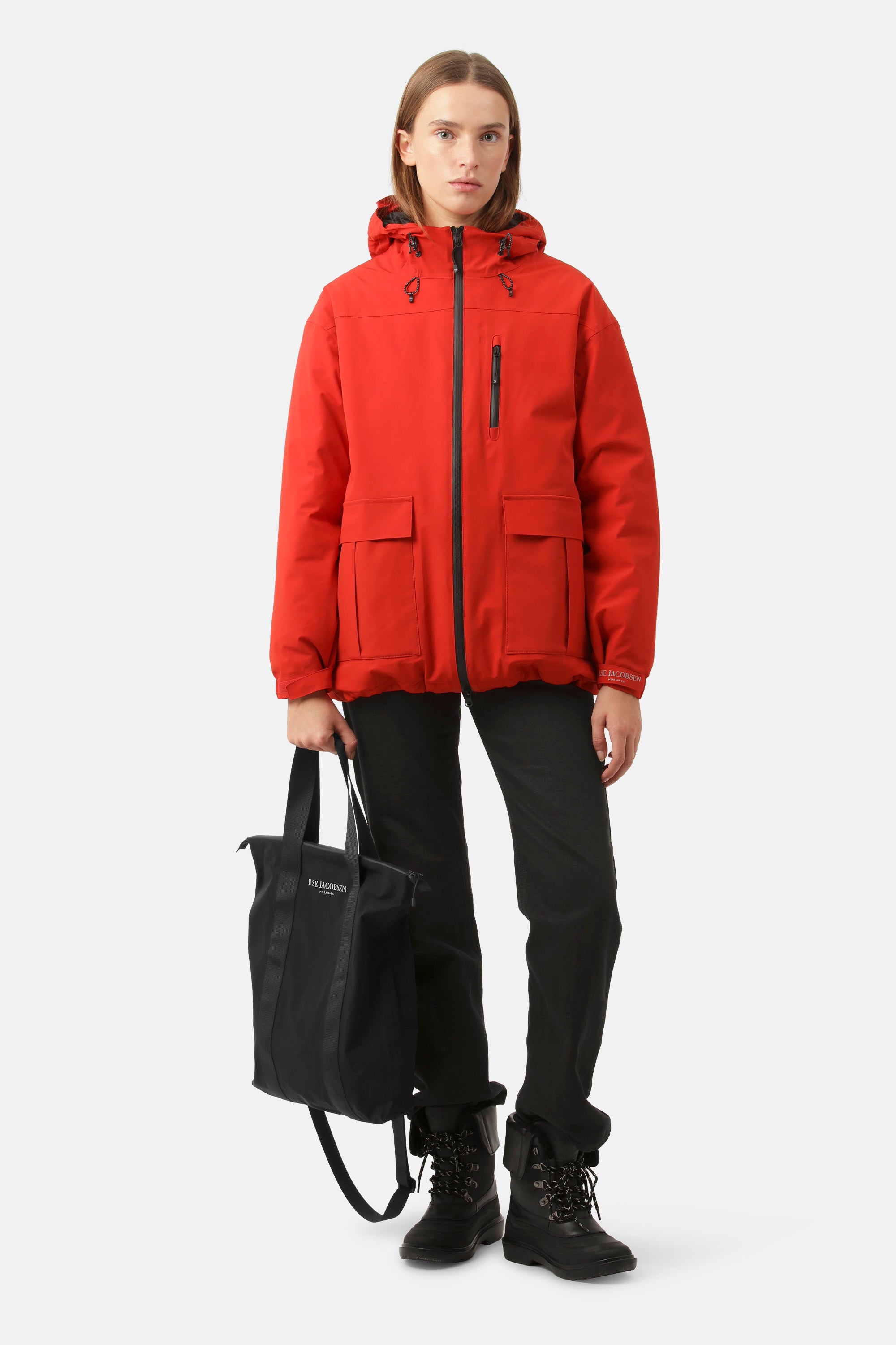 Ilse Jacobsen Hornbæk Rain Raincoat Rain jacket 905 Fire
